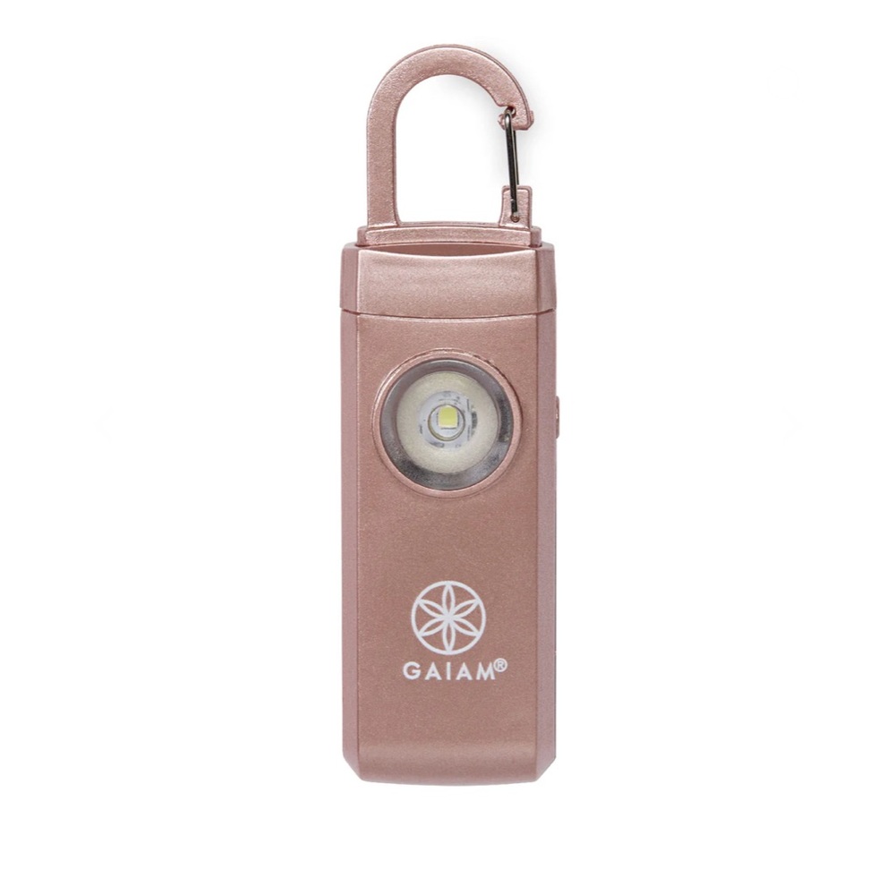 SOLD.   GAIAM SAFETY ALARM – ROSE GOLD